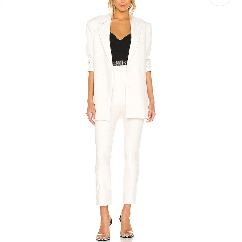 Hi Waist Cigarette Pant in White
GRLFRND